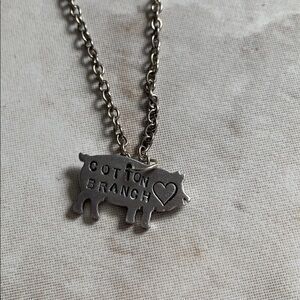 Costume pig necklace